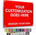 SPEEDYORDERS Custom Outdoor Metal Signs, Personalized Aluminum Signs, by SpeedyOrders