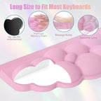 Wrist Rest with Keyboard Stand, Ergonomic Computer Wrist Support Pad, Cloud - Image 5