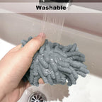 SITHON 4 Pieces Magnetic Microfiber Shag Whiteboard Eraser, Washable Microfiber - Image 4