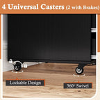 Giantex 5-Drawer Storage Cabinet, Mobile Lateral File Cabinet - Image 8