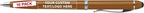 DISCOUNT PROMOS Custom Twist Action Plastic Stylus Pens, Personalized Bulk Pack by DISCOUNTPROMOS