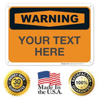 Custom Warning Sign, OSHA Sign, 10x7 Inches, Rust Free .040 Aluminum, Fade - Image 8