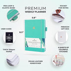 Clever Fox Planner Premium Edition – Undated Luxurious Weekly & Monthly Planner - Image 2