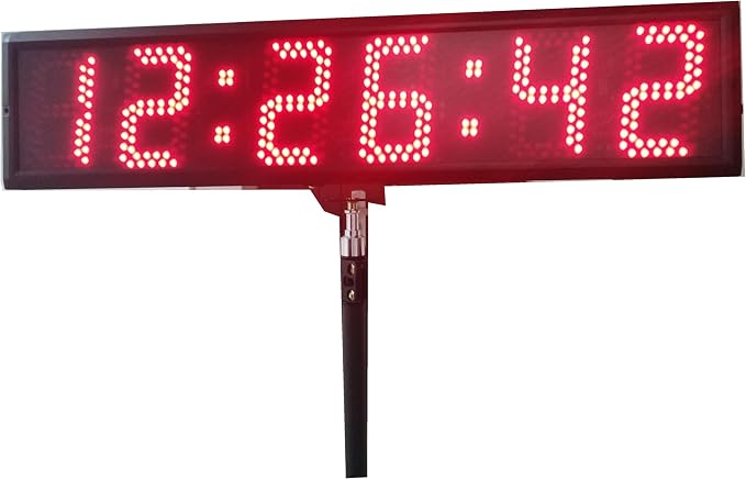 AZOOU 5-inch 6 Digits LED Countdown/up Clock - Image 2