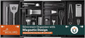 Silverware Organizer Large, Magnetic Connected Expandable 13 Slots Silverware by Besilord