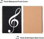 MoHern Blank Sheet Music Notebook, 160 Pages Composition Staff Paper Notebook - Image 6