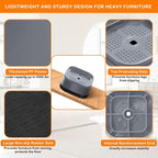 shouwuhho 24 Pack Furniture Risers Adjustable Bed Risers Heavy Duty Lifts - Image 5