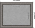 Amanti Art Grey Framed Magnetic Board 22x28 Medium Vision Board - Image 4