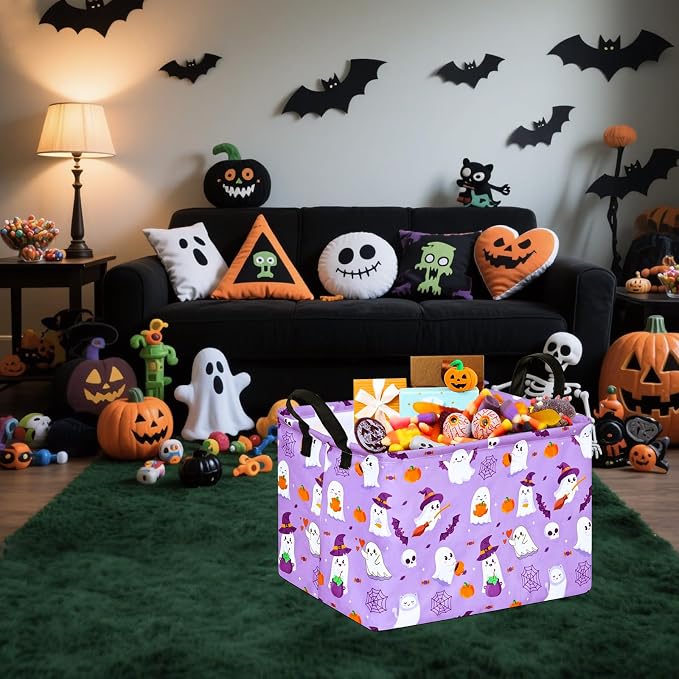 FUULOXE Halloween Empty Storage Basket - Image 3