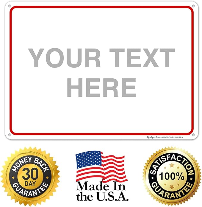 Custom Sign, Personalized Metal Signs, Customize - Image 8