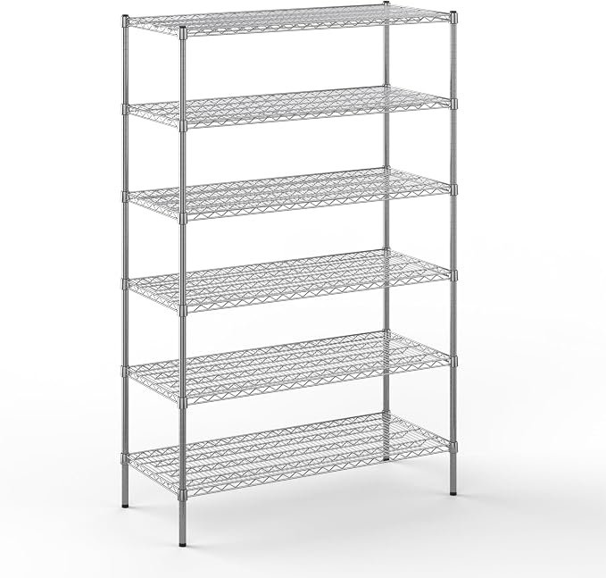 Regal Altair 21" Deep x 48" Wide x 74" Height Wire Shelving Kit | 6-Tier | NSF by Regal+Altair