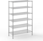 Regal Altair 21" Deep x 48" Wide x 74" Height Wire Shelving Kit | 6-Tier | NSF by Regal+Altair