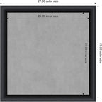 Amanti Art Black Framed Magnetic Board 27x27 Medium Vision Board - Image 3