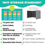 16 Pack Desk Privacy Folders for Students Desk Divider - Image 4