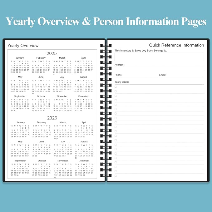 Inventory & Sales Log Book for Small Business – Inventory Ledger Book, - Image 4