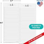 321Done To Do List Notepad 2-Pack, 3.7 x 8.5 - Image 2