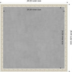 Amanti Art Silver Framed Magnetic Board 26x26 Medium Vision Board - Image 2