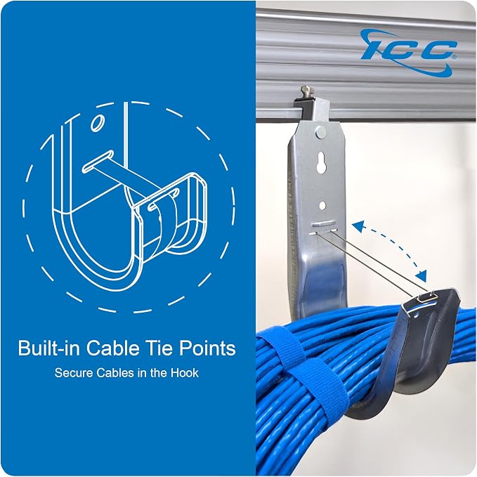 ICC Beam Clamp J Hook 3/4” Without Retainer Clip - Image 4