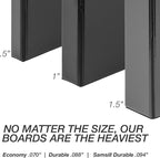 Samsill Durable 1.5 Inch Binder, Made in The USA, Round Ring Customizable Clear - Image 2