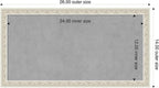 Amanti Art Silver Framed Magnetic Board 14x26 Small Vision Board - Image 2
