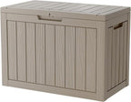 Yardgrace 45 Gallon Outdoor Storage Box Waterproof, Resin Deck Boxes by Unknown