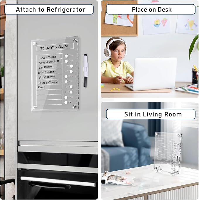 NiHome Acrylic Magnetic to Do List Planning Board - Image 5
