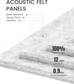 Fluxynara Large Felt Bulletin Board 36" x 24"Cork Board Alternative-6 Pack - Image 4