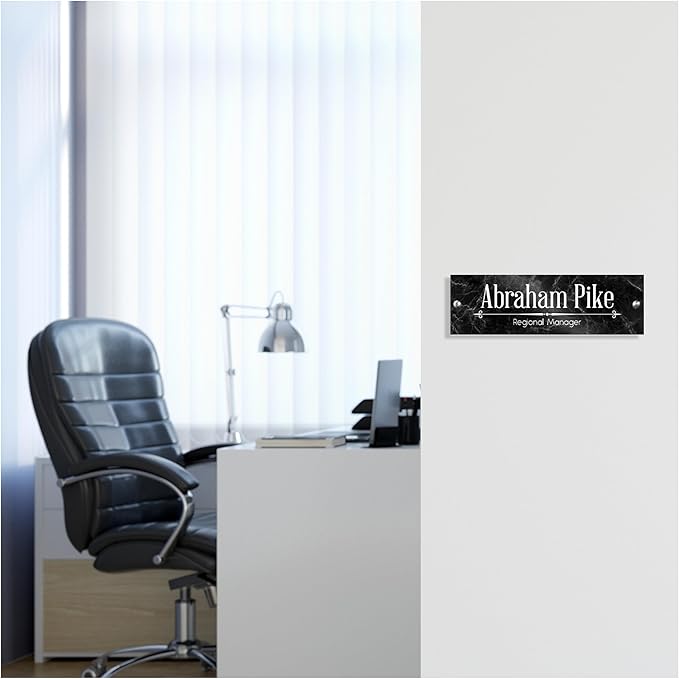 Personalized Acrylic Door Name Plate - Image 4