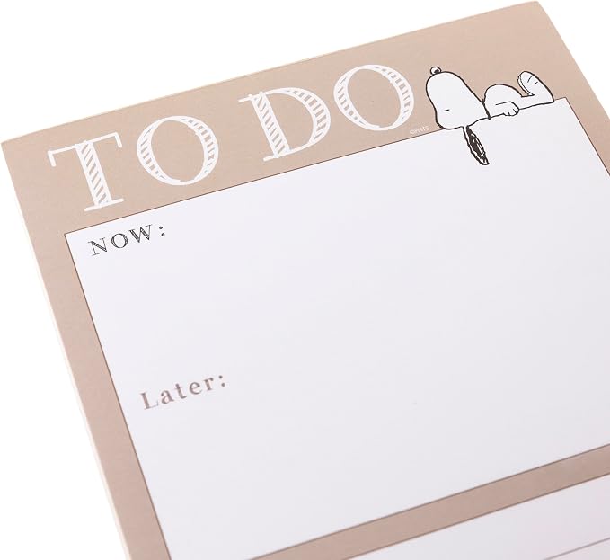 Snoopy To-Do List Notepad by Gaphique, 150 Tear-Away Sheets, Task Planner - Image 2