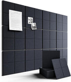 Large Felt Bulletin Board 48" x 36", Cork Board Alternative by FLUXYNARA