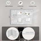 Large Felt Bulletin Board for Wall, Soft Felt Cork Board for Office, Home - Image 2