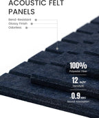 Fluxynara Large Felt Bulletin Board 36" x 24" Cork Board Alternative-6 Pack - Image 4