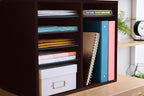 Safco Wooden Paper and Mail Organizer - Image 2