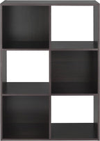 Whitmor 6 Cube Bookcase, 3 Tier Stackable MDF Bookself, Open Storage Display - Image 6