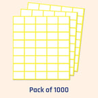 1000 Pack, 0.5" x 0.75" - Image 3