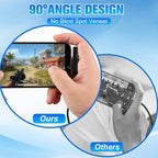 Sideways Phone Charger, 2 in 1 Invisible Holder Charger Cable, 240W Braided - Image 5