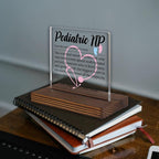 Pediatric Nurse Practitioner Gift Desk Sign, Funny Appreciation Plaque - Image 2
