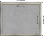 Amanti Art Silver Framed Magnetic Board 18x22 Small Vision Board - Image 4