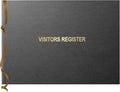 Officewerks Visitors Register & Guest Book, 120 Pages, 8 7/8" X 7", Durable by Office+Werks