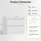 Bestoo 2-Drawer Lateral File Cabinet - Image 3