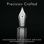 Wordsworth & Black Majesti Fountain Pen-, Luxury Case, Stainless Steel; Medium - Image 5