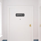 PATIKIL Office Sign, Acrylic 6"x2" Self Adhesive Door Sign Sticker Waterproof - Image 7