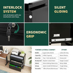 3 Drawer Lateral File Cabinet - Image 7