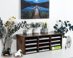 PAG Mail Sorter, Wooden Countertop Literature Organizer, Student & Desktop Bill - Image 4