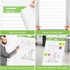 Sticky Easel Pad, Anchor Chart Paper, Our Sticky Easel Pads measure 13 x 17 - Image 3