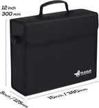 FLASLD Fireproof Document Bags, Holder Home Office Portable Filing Storage - Image 3