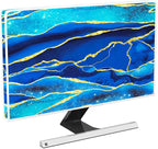 Baocicco Royal Blue Marble Waterproof TV Cover 70 Inch Creative Design Monitor by Baocicco