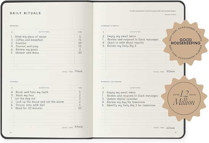 Full Focus Evergreen Linen Planner by Michael Hyatt - Image 4