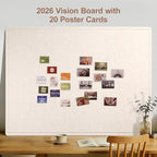 Large Vision Board 48x36, Thicken Felt Pin Board - Image 3