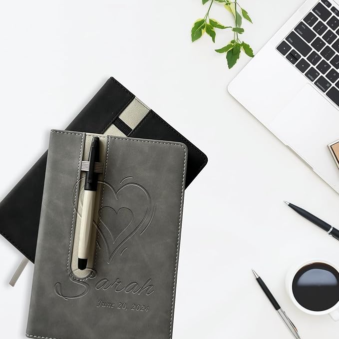 Bliver Personalized Leather Journal Custom Notebook Customized Engraved Journal - Image 5